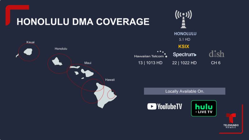 Telemundo Hawaii DMA Coverage