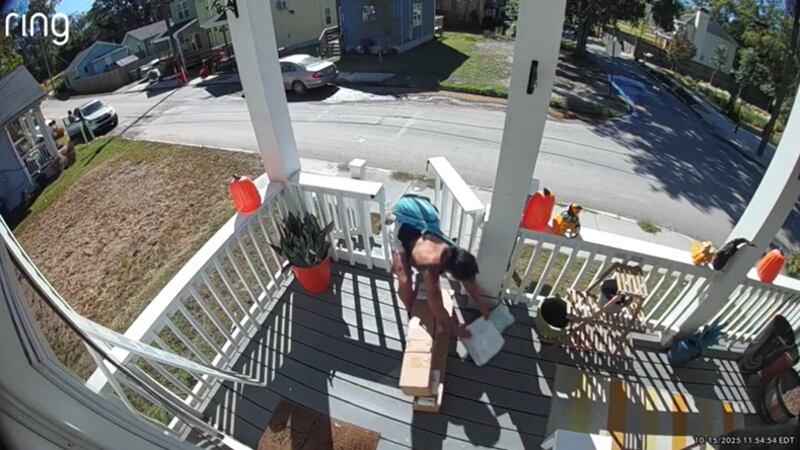 Atlanta porch pirate wanted